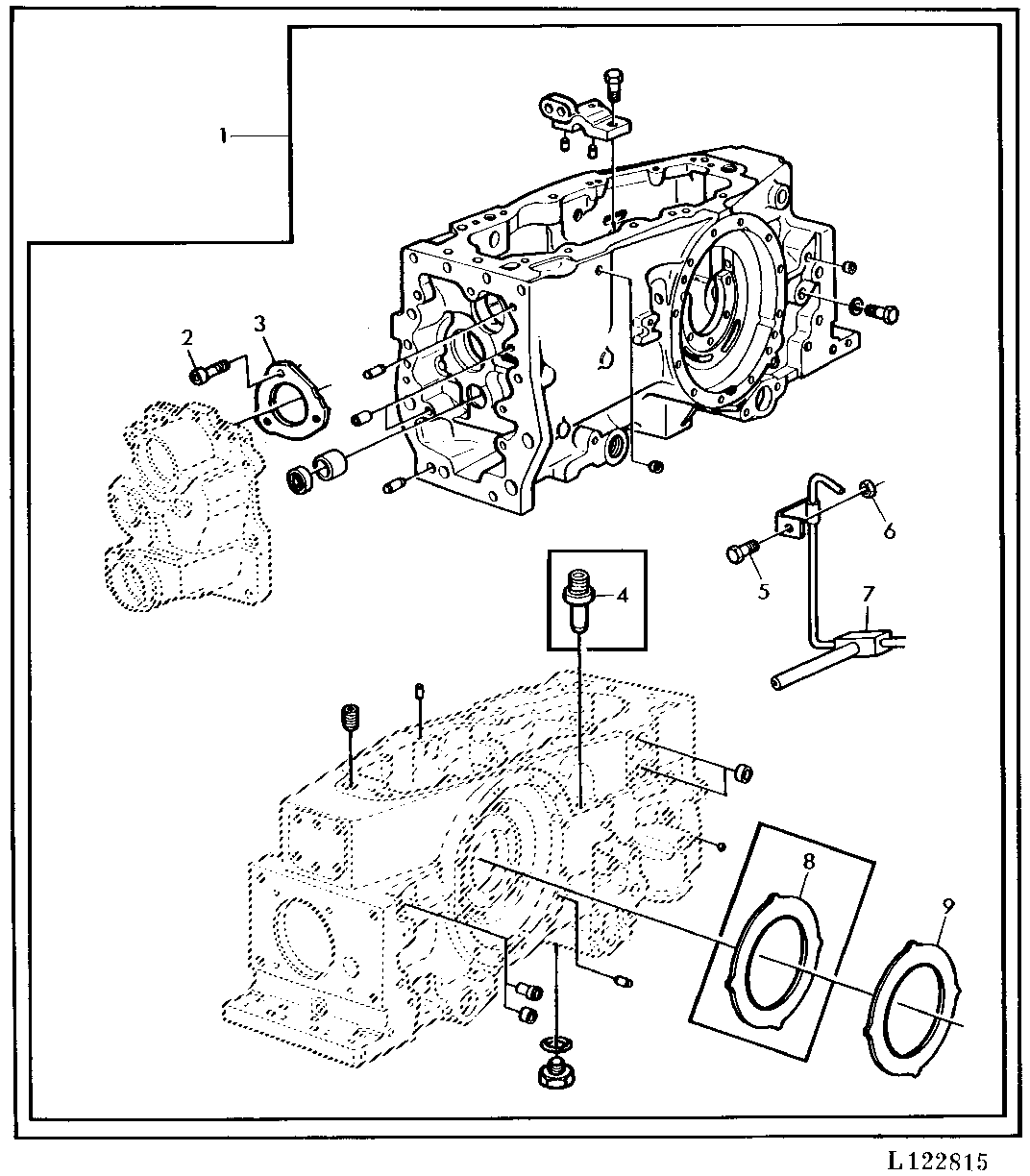 TRANSMISSION CASE (WITH INCREASED LIFTING CAPACITY)