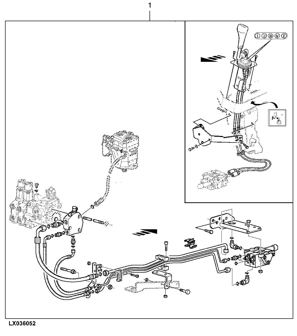 FIELD INSTALLATION KIT, INDEPENDENT SCV, MULTI-FUNCTION LEVER (CAB) (HYDRAULIC PUMP 25/41CM3)
