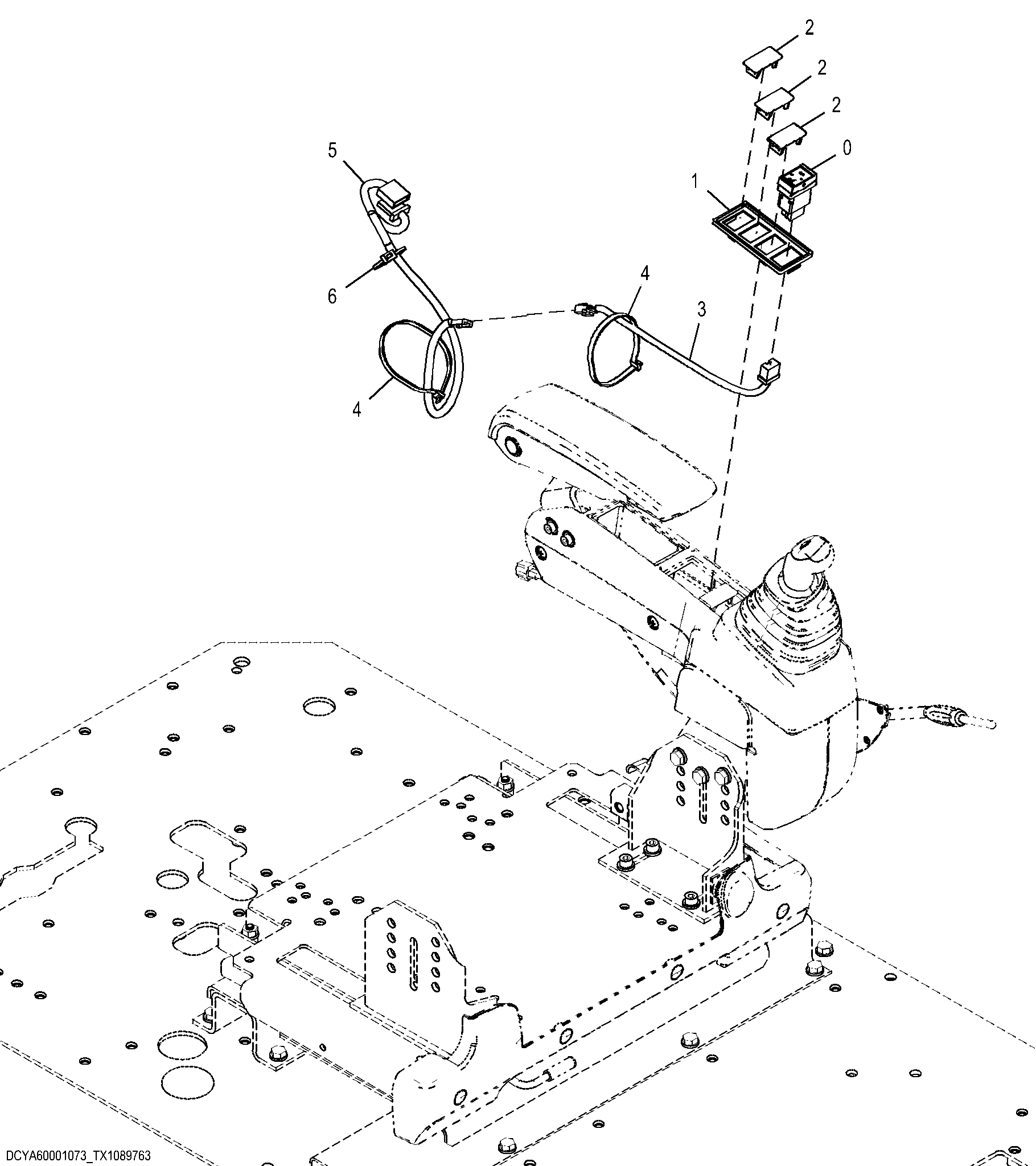 Travel Motion Alarm Switch and Wiring Harness