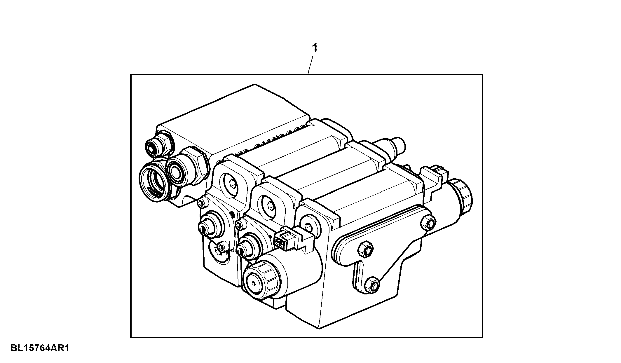 Attachment, Mechanical Midstack SCV, W/ 3 Functions