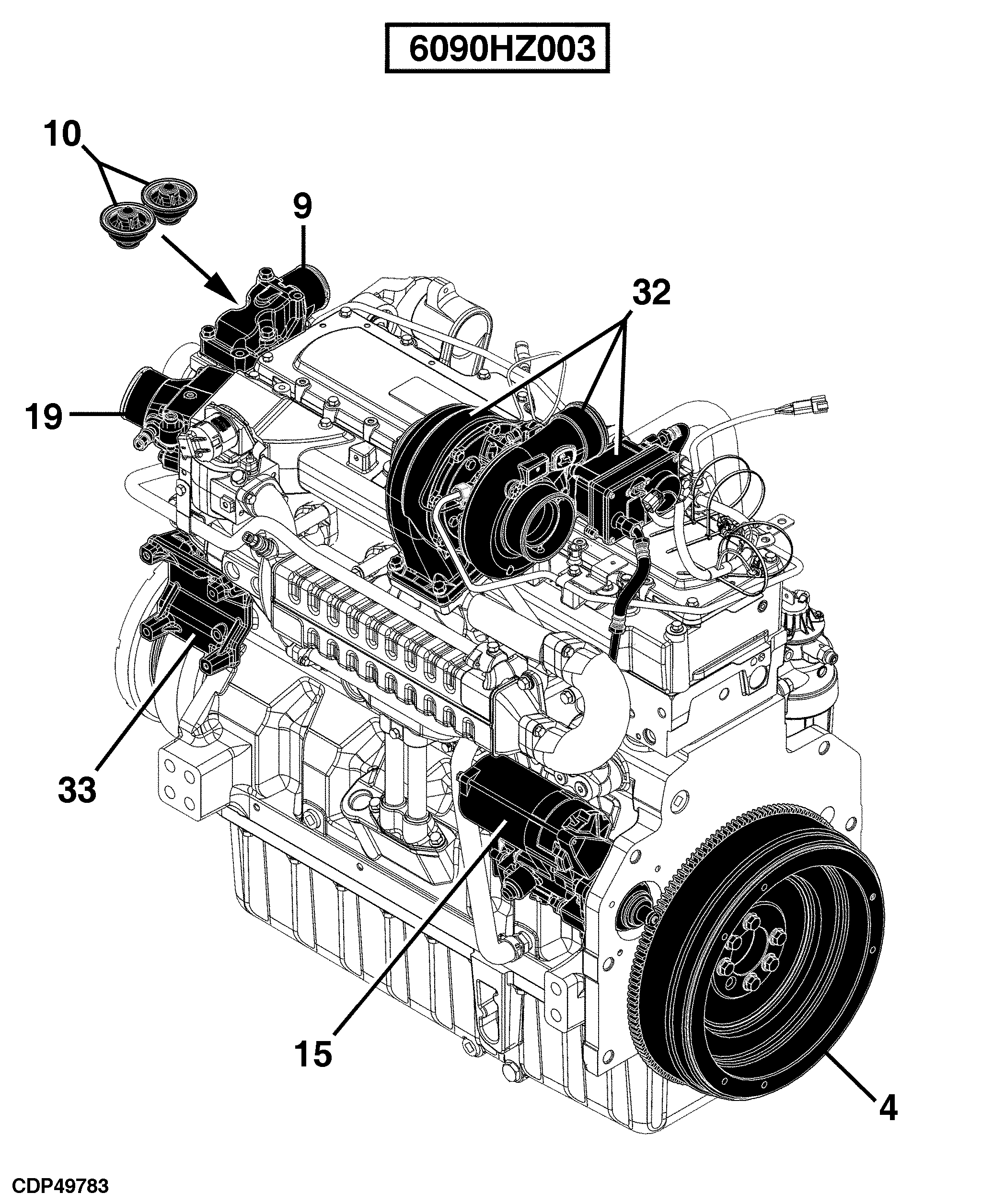 21 Engine 6090HZ003-RE522896-RE542550-RG38461