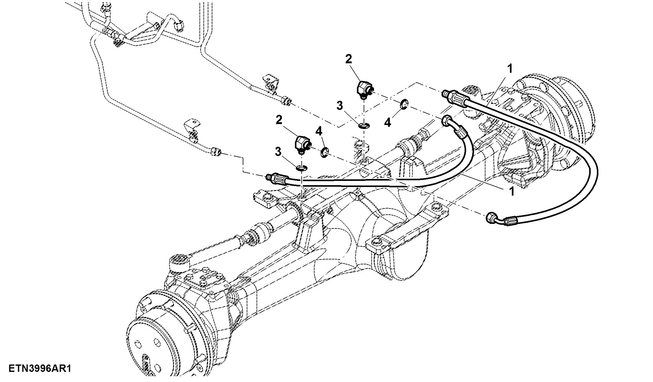 Steering Hoses (MFWD)