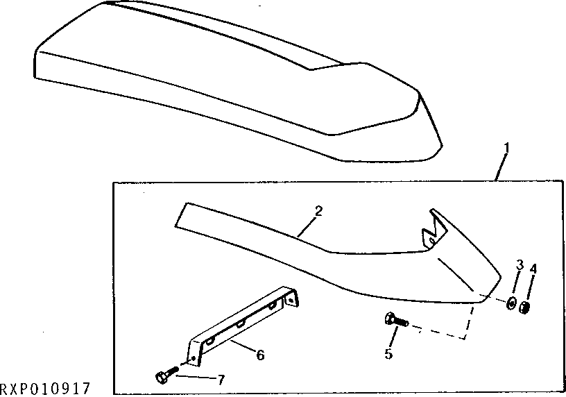 REAR FENDER FLAP EXTENSION (2-POST FOLDING ROPS)