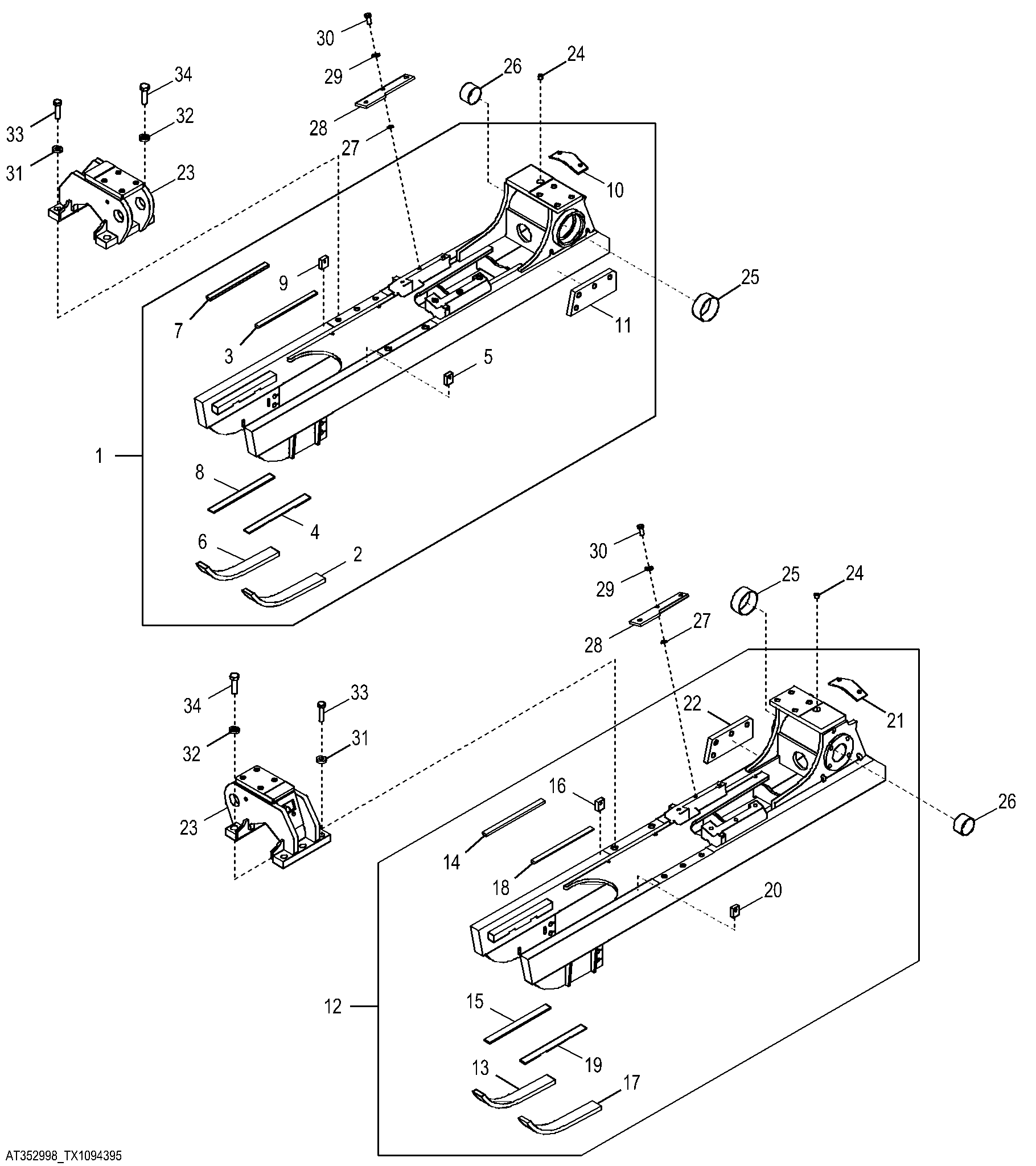Track Frame Maximum Life Undercarriage (LT)