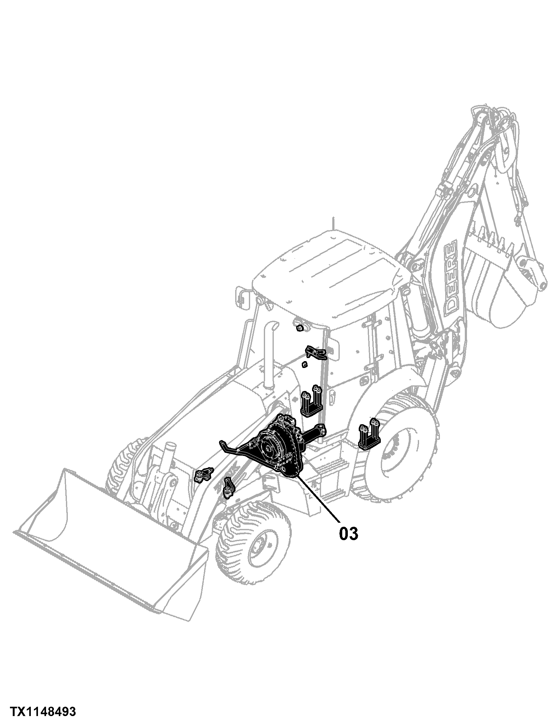 710K Backhoe Loader (Engine 6068HT079)(PIN: 1T0710KX_ _E219607- )