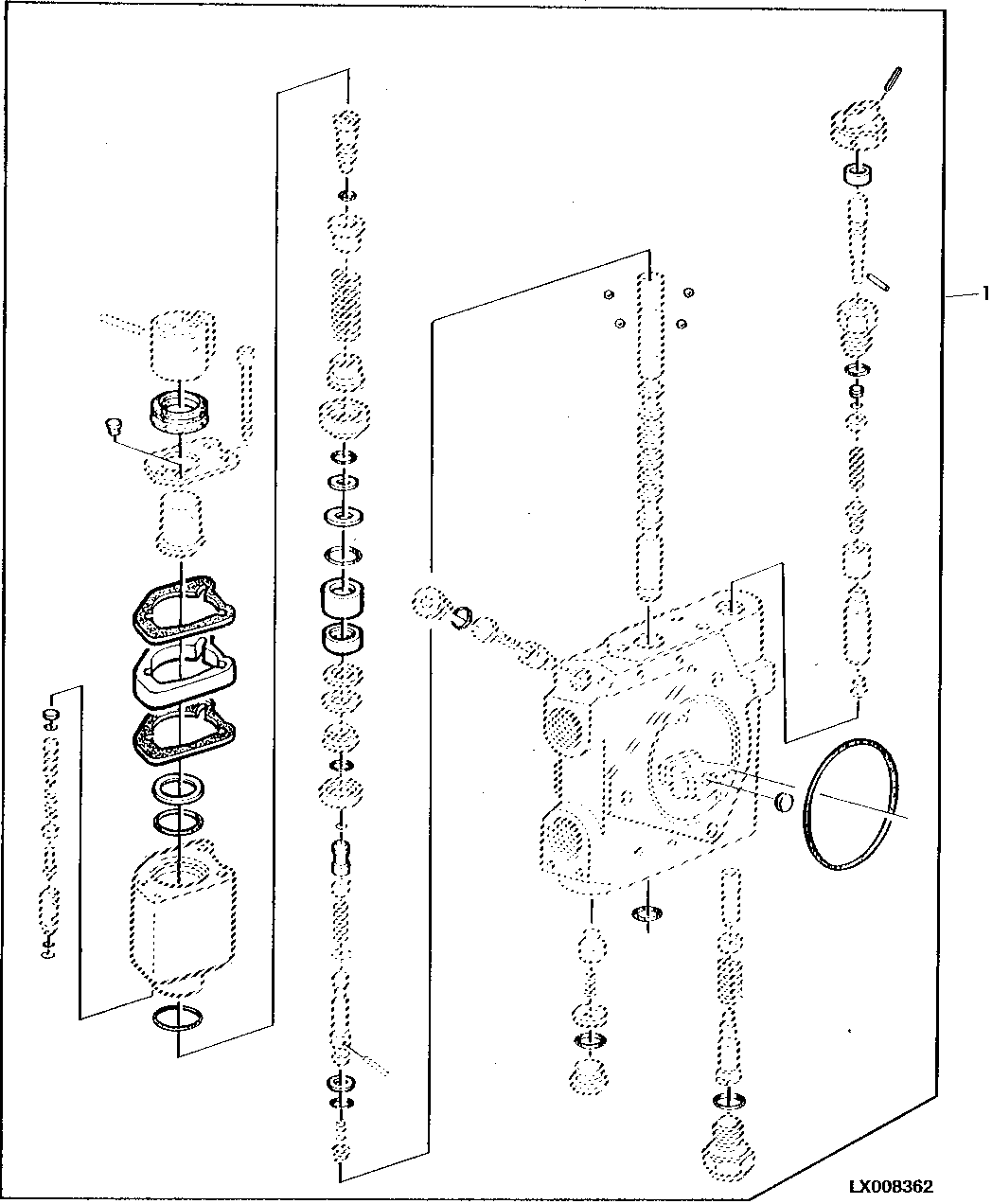 REPAIR KIT SELECTIVE CONTROL VALVE (300 SERIES)