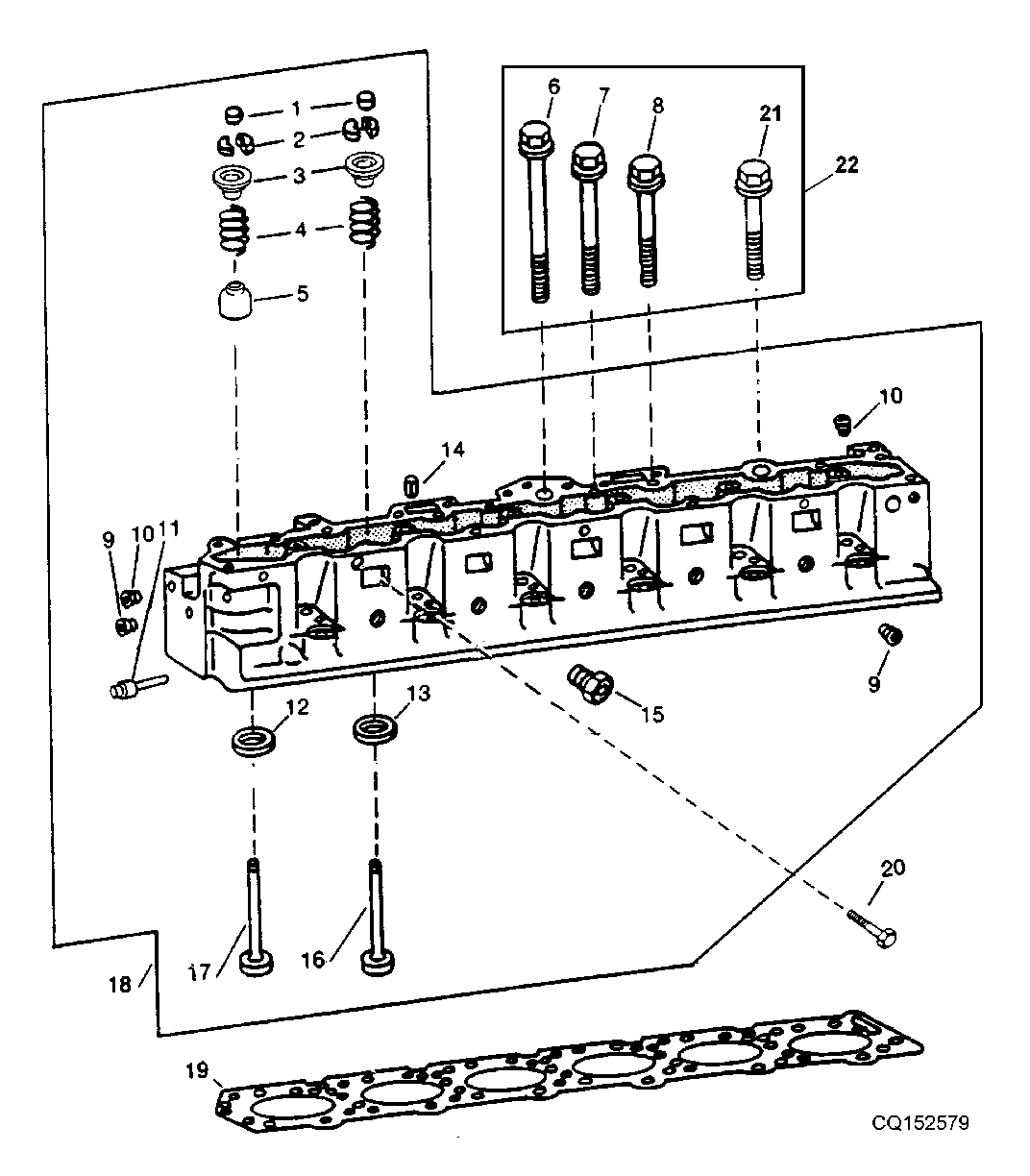 TAMPA DOS CILINDROS E VÁLVULAS - MOTOR 8.1L