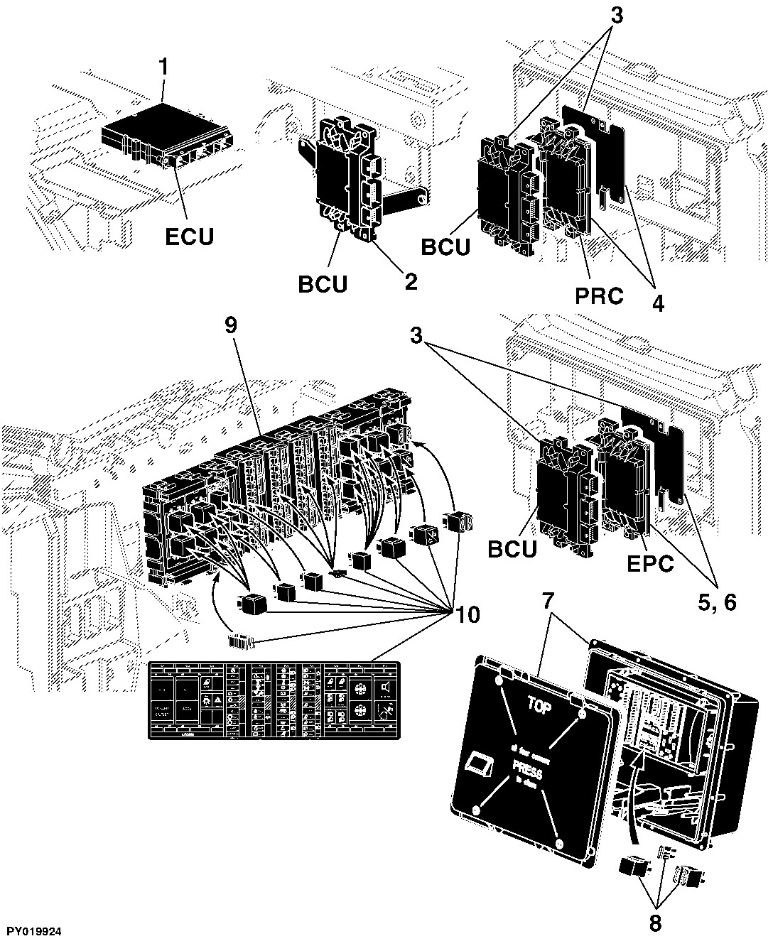 43 ELECTRICAL COMPONENTS / CONTROL UNITS AND MISCELLANEOUS SMALL PARTS