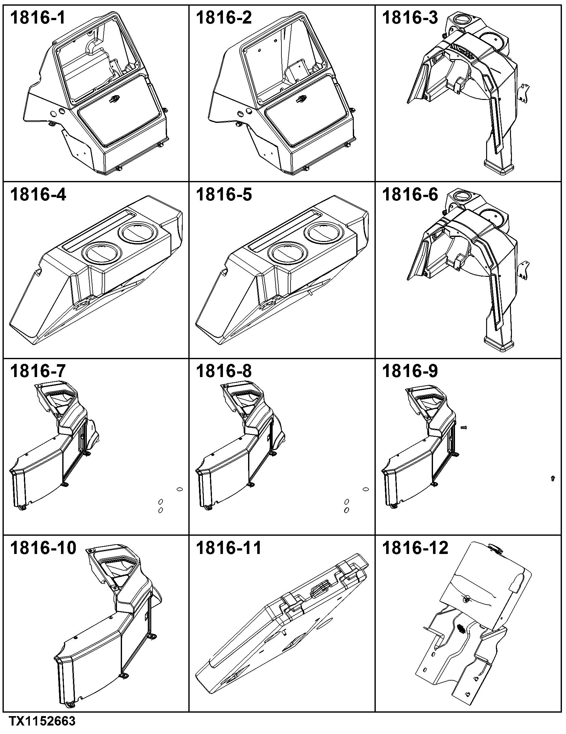 1816 Instrument and Control Mounting Structure