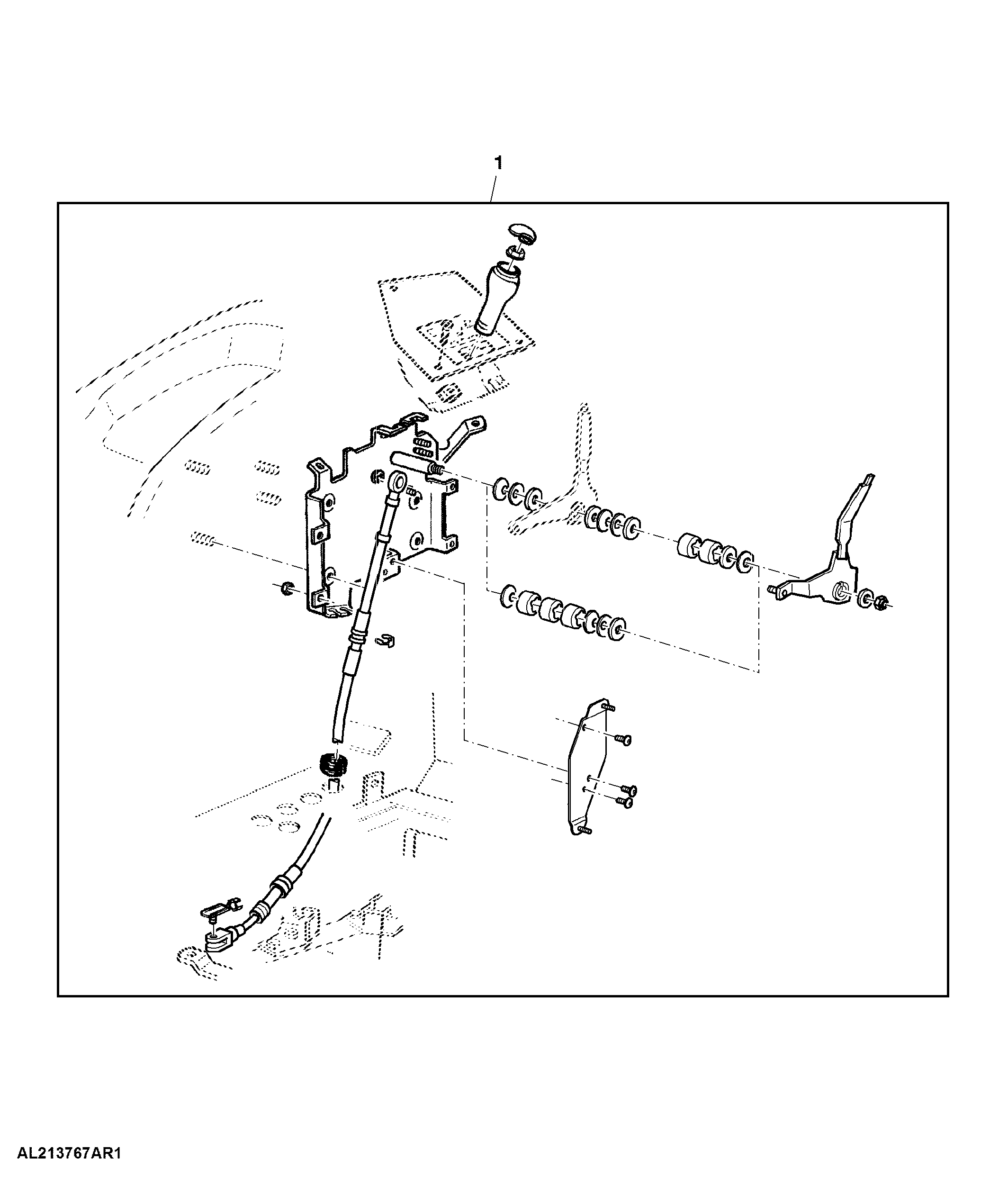 Attachment, Lever, Shift Components, Creeper