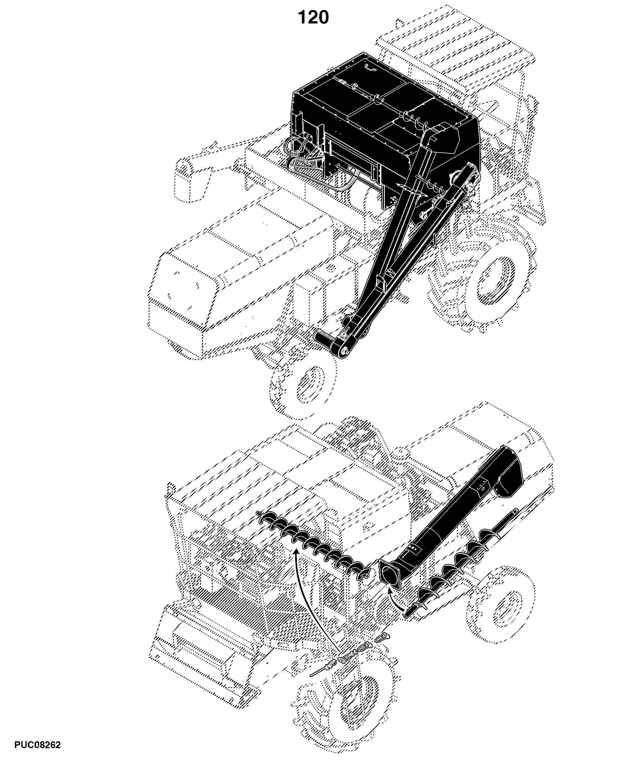 W70 Combine (Engine: 4039HMY31 for S.N. -000120)(Engine: 4039HMY32 for S.N. 000121- ) India Edition