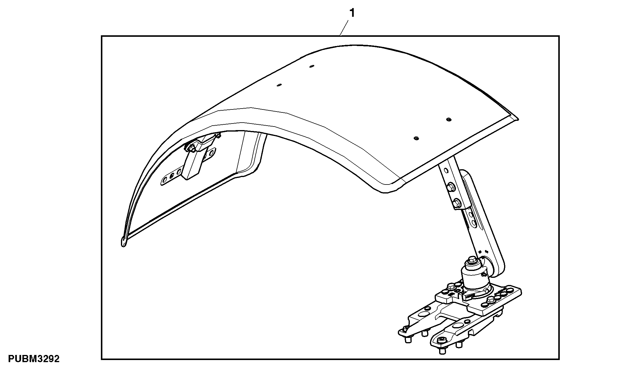 Attachment, Front Fender, Field Install