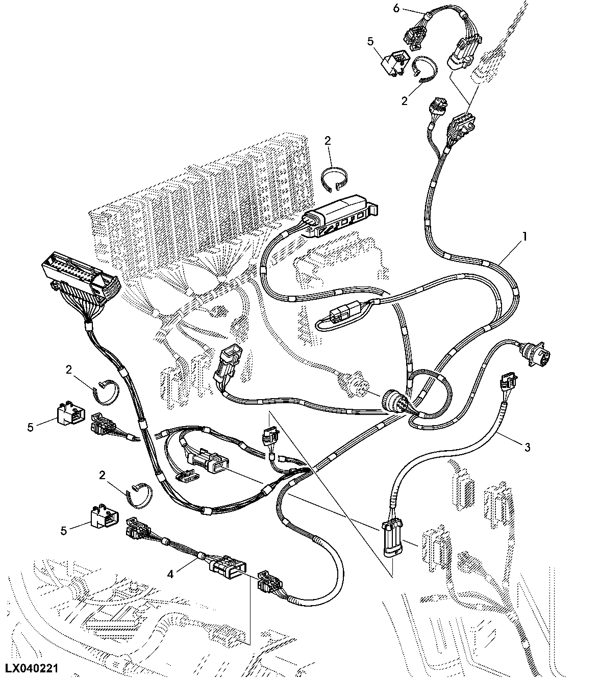 Wiring Harness, TEC Control Unit With Auto™ (CAB) ( - 012453)