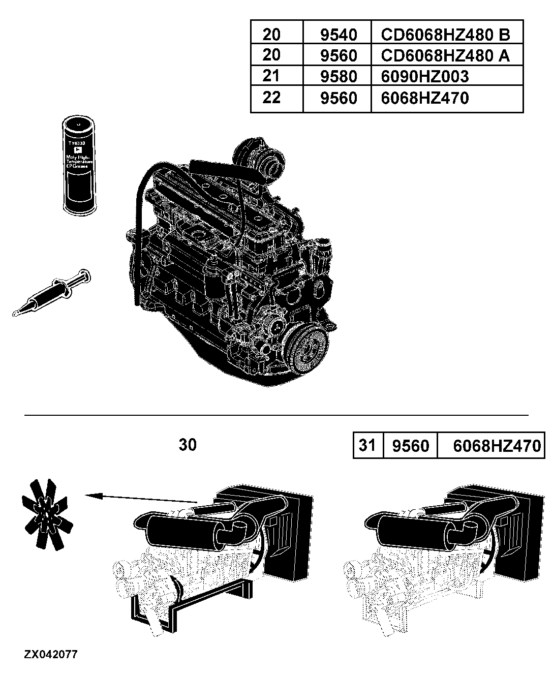 9540i WTS,9560i WTS,9580i WTS Combines (s.n. 080016- ) Europe Edition