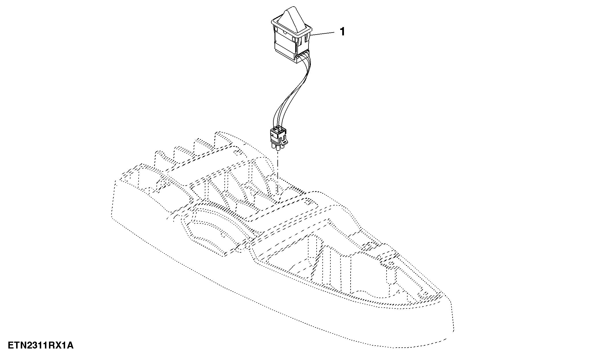 Switch, Rear PTO Control
