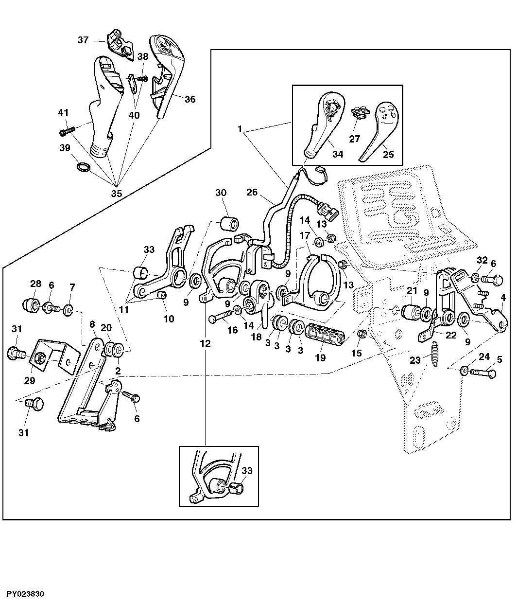 RANGE SHIFT COMPONENTS (POWRQUAD PLUS OR AUTOQUAD)