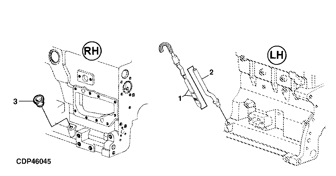 DIPSTICK / GUIDE (LEFT HAND SIDE)-(EARLY DESIGN)