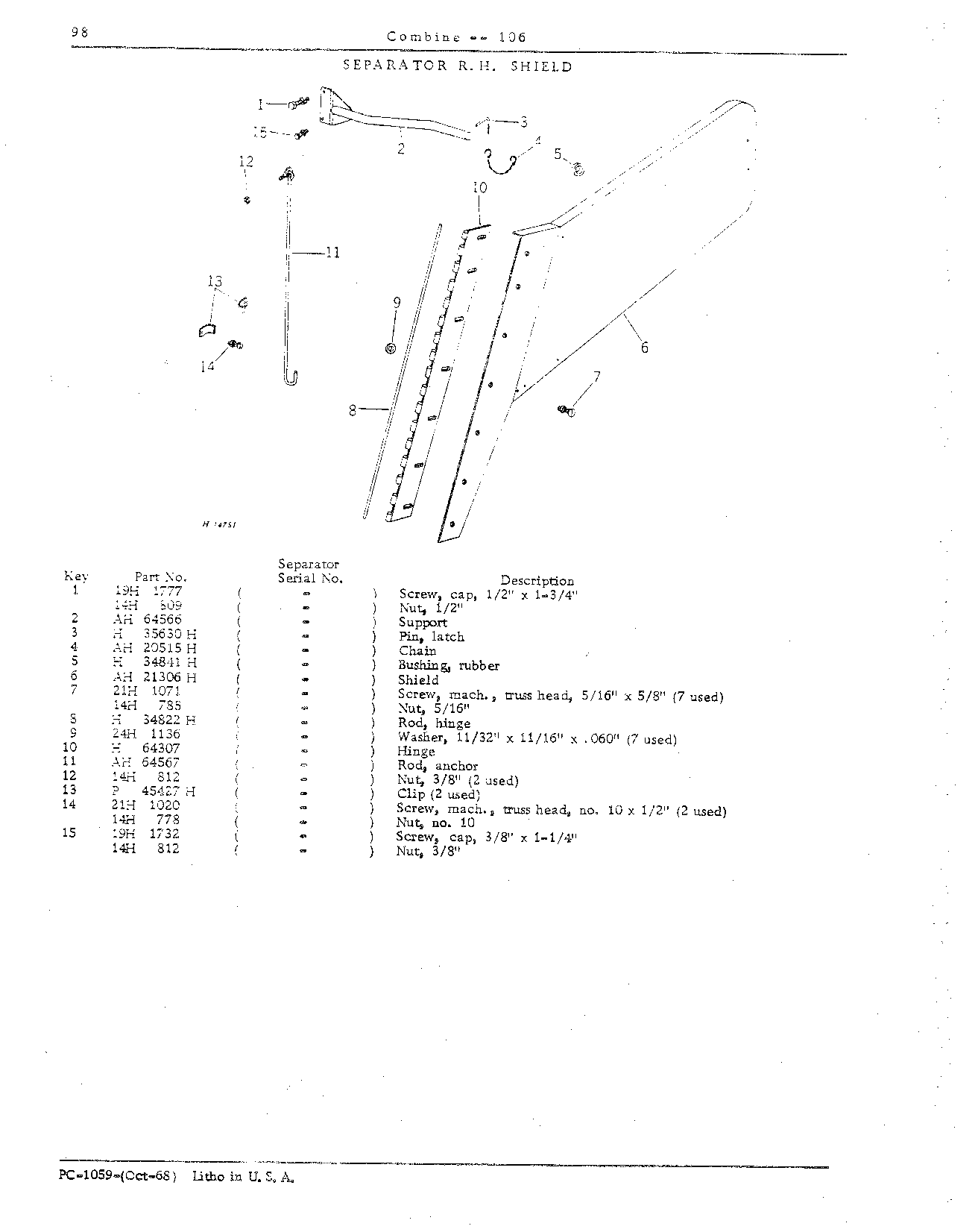 Drives and Separator Shields (Continued)
