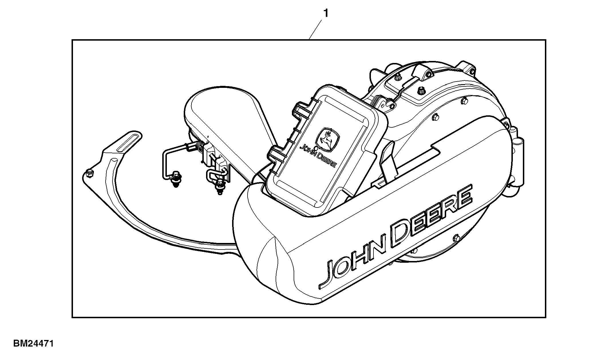 Attachment, Power Flow, 54C inch (Not for Canada and USA)