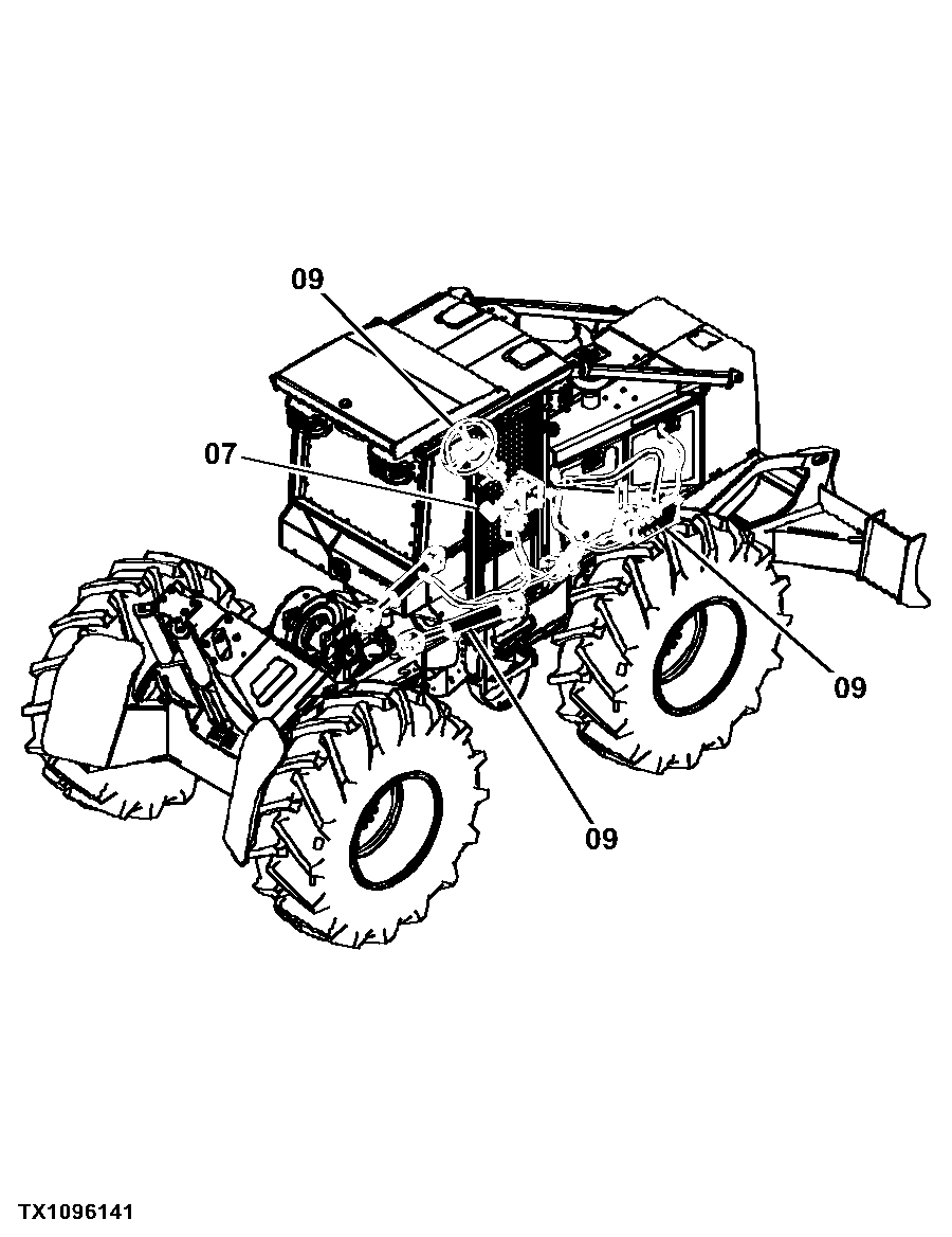 540GIII Cable Skidder (PIN: 1DW540GX_ _C630436 - C666892)