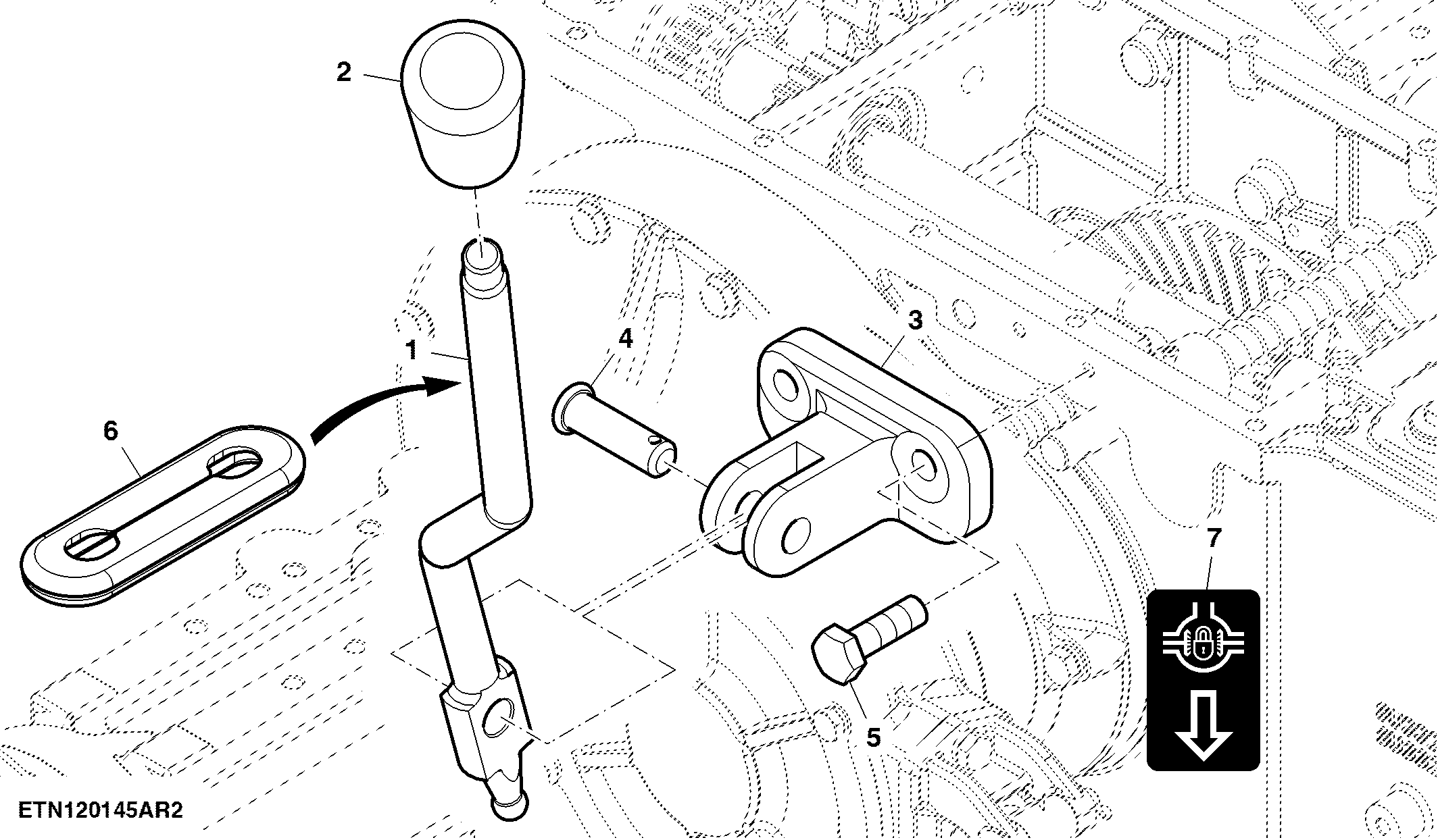 Differential Lock Control, 8X2 Transmission