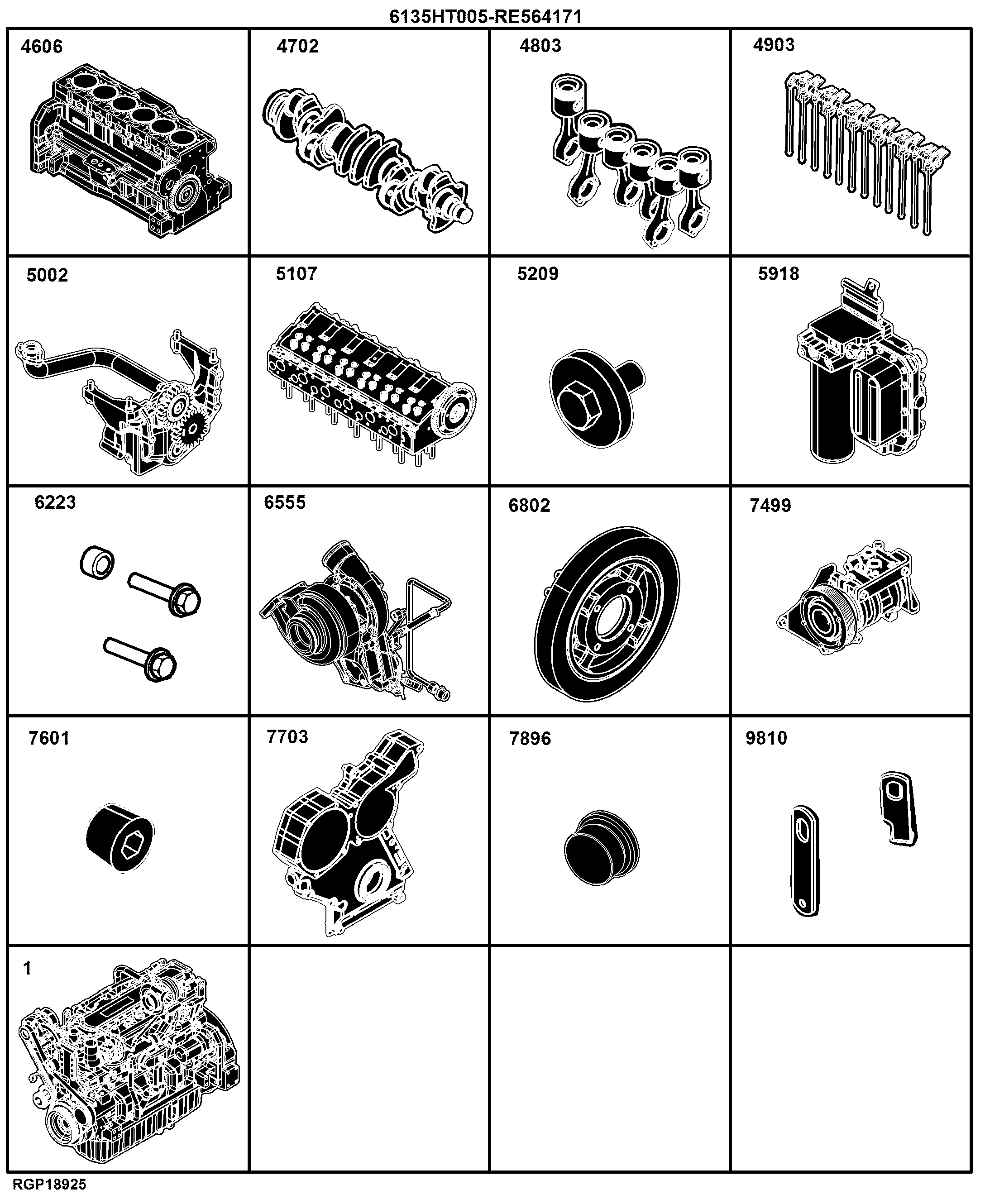 04B Engine 6135HT005-RE564171