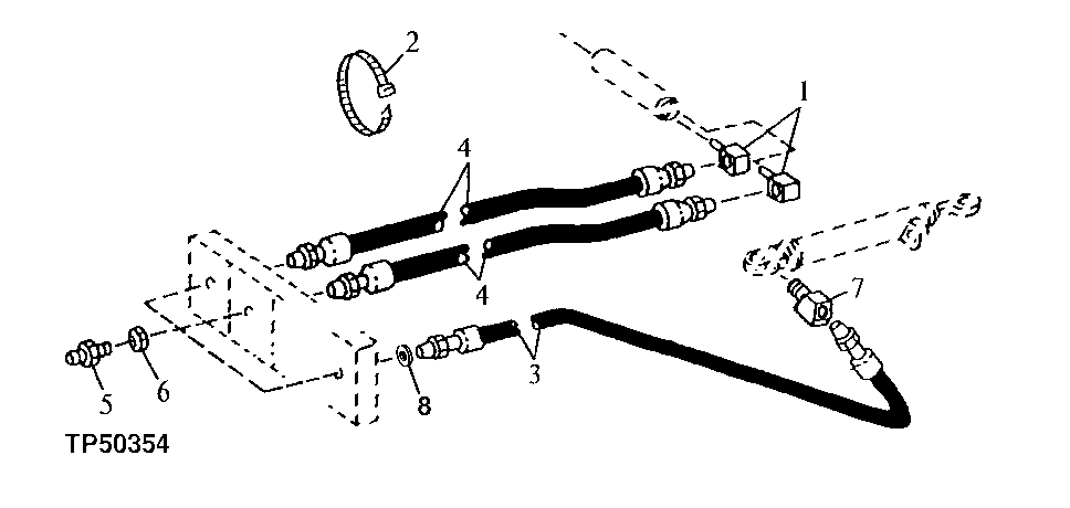 Front Axle And Steering Cylinder Lubrication System