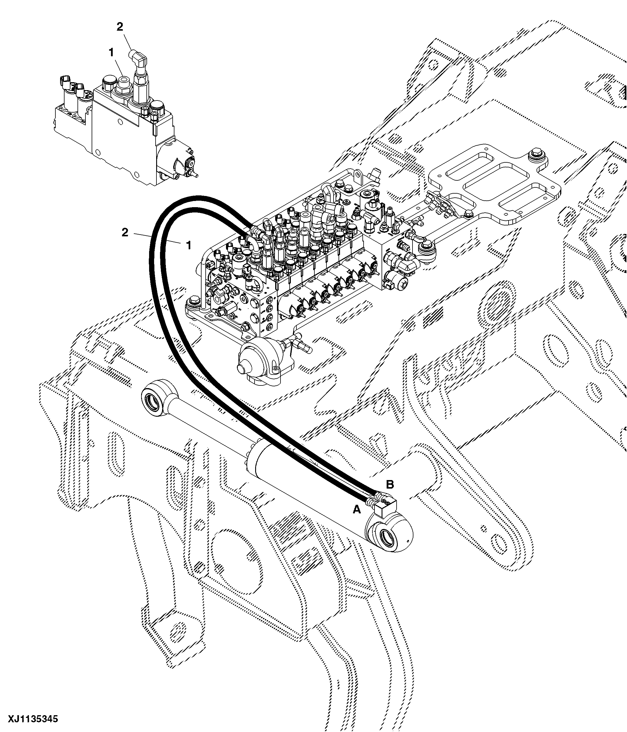 Upper Delimb Cylinder Hoses