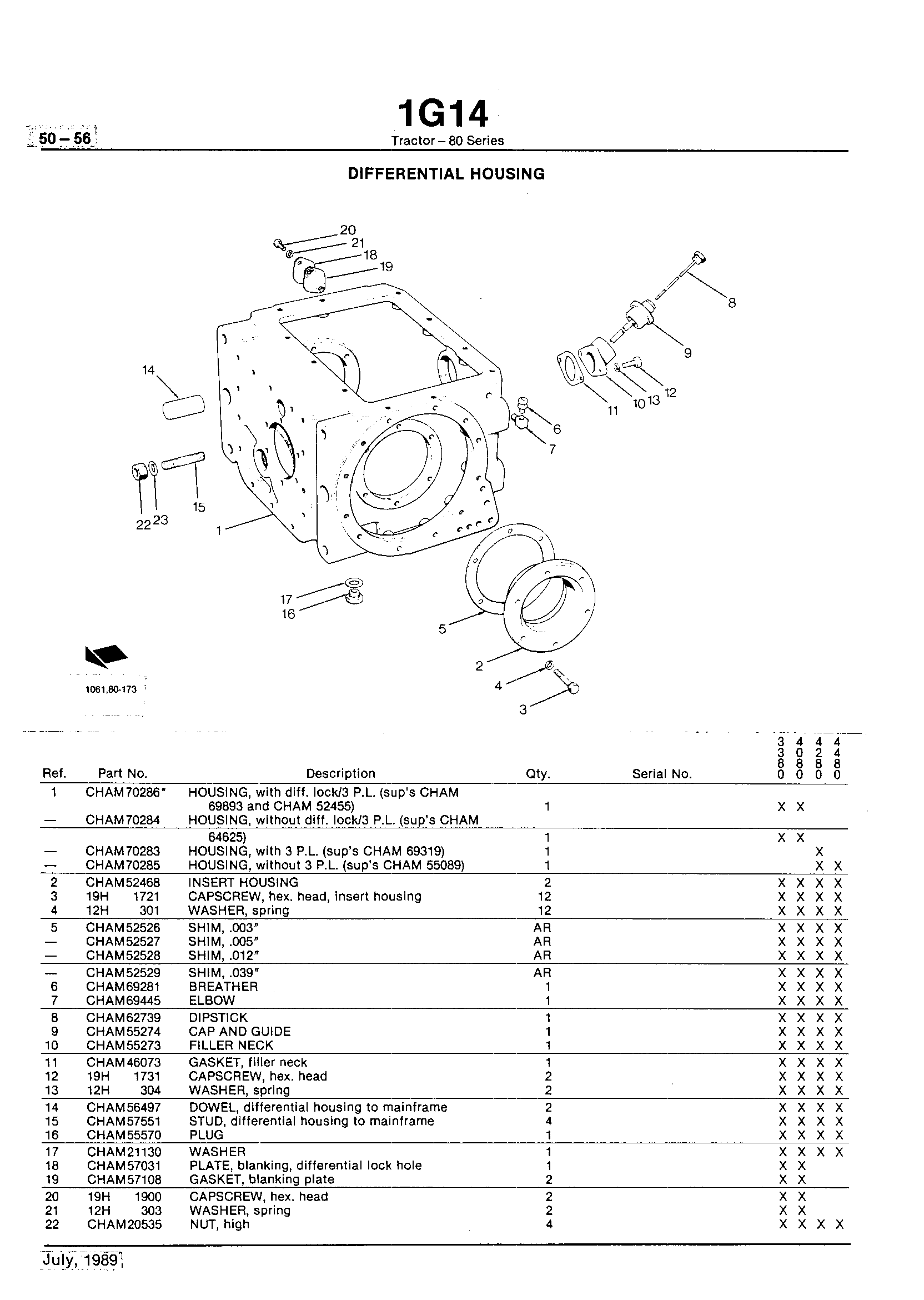 Power Train Differential Housing