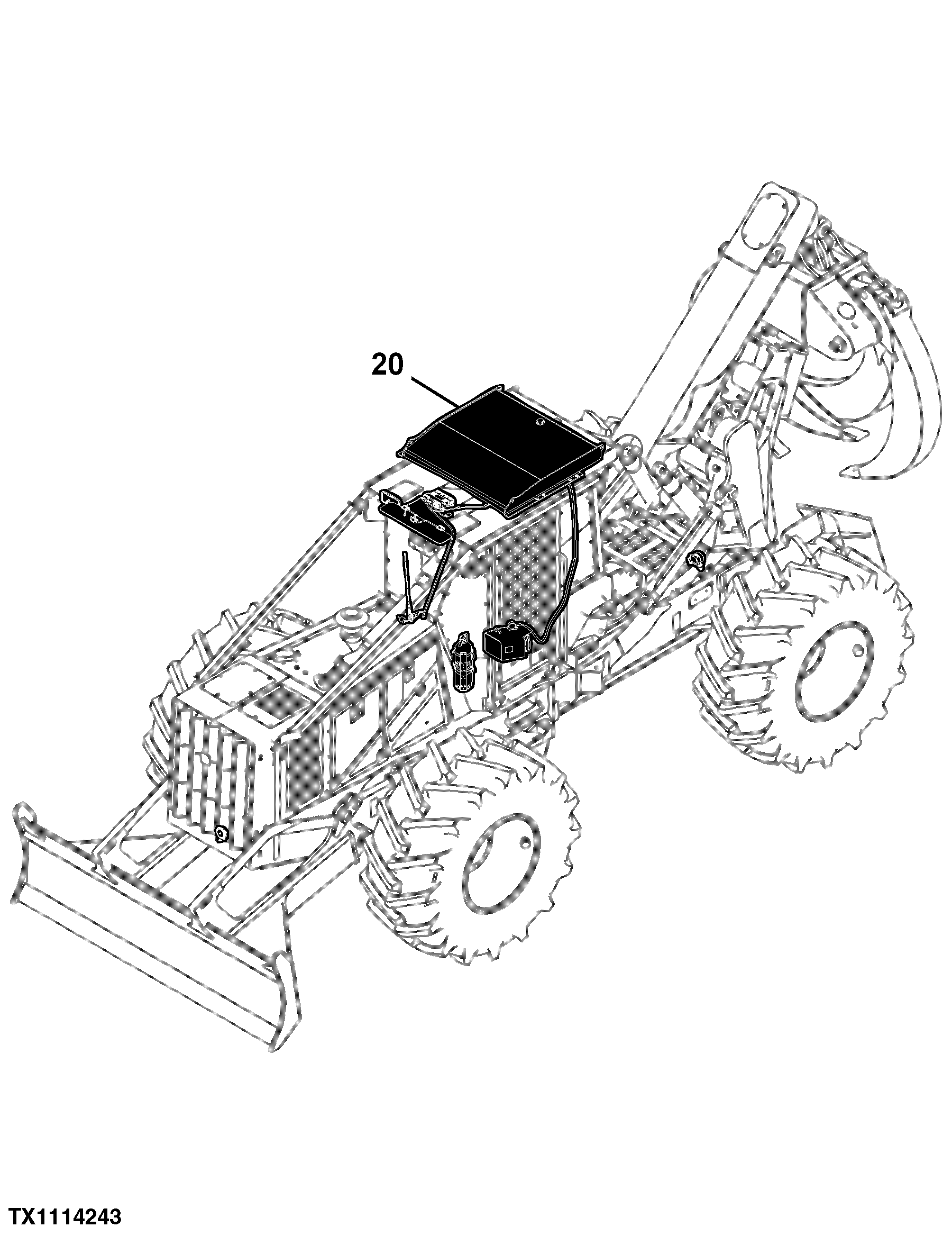 748H Cable and Grapple Skidder (PIN: 1DW748HX_ _C630436 - C666892) (PIN: 1DW748HX_ _D630436 - D666892)