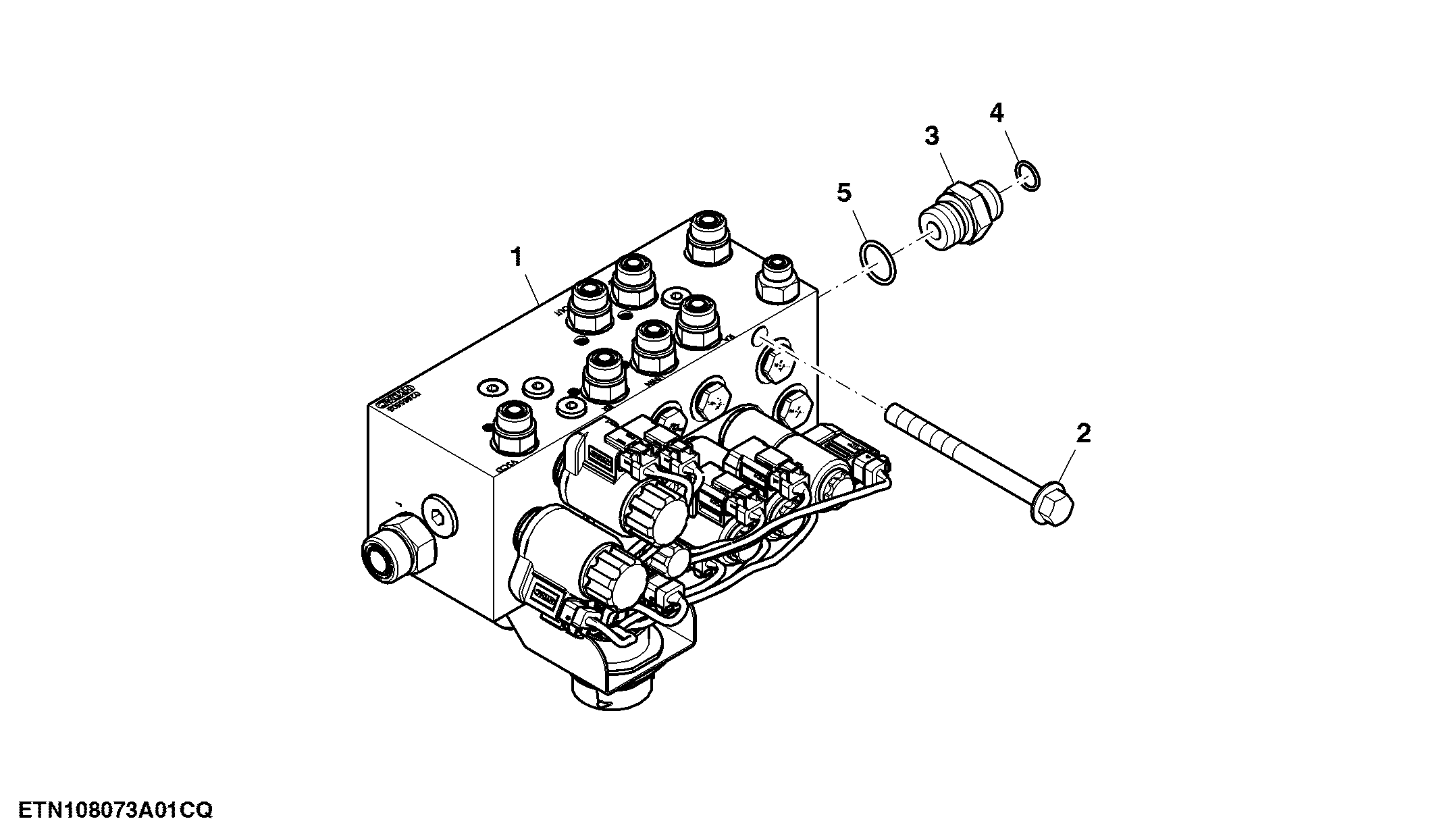 Seven Function Hydraulic Valve Block ( - 090003)