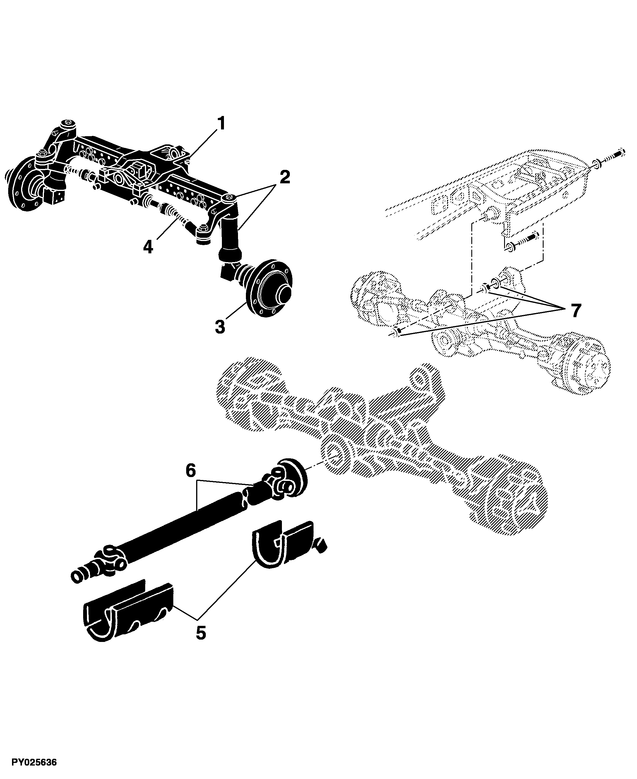 81 Accessories For MFWD Front Axles And 2WD Front Axles