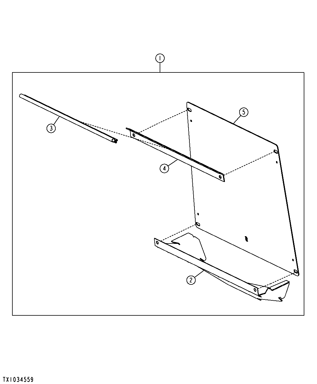 Trash Screen Kit (Engine 4045HT054, 4045HL287, 4045HL288)