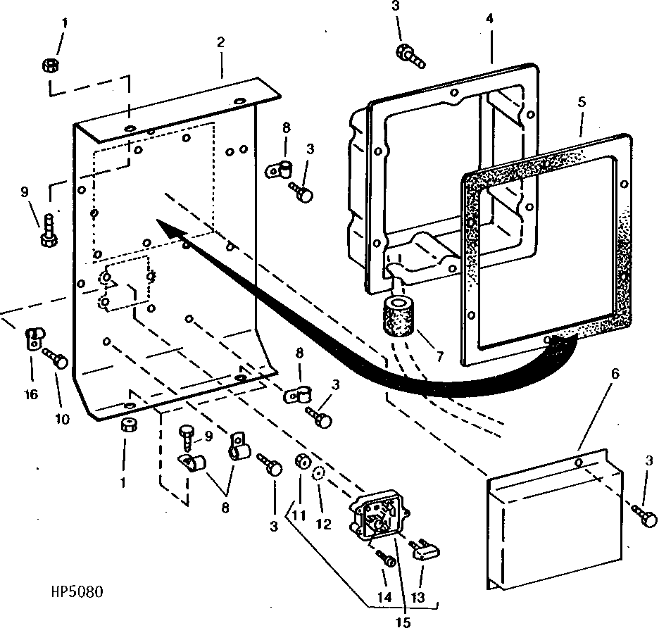 ELECTRONIC CONTROL UNIT (ECU) MOUNTING SUPPORT