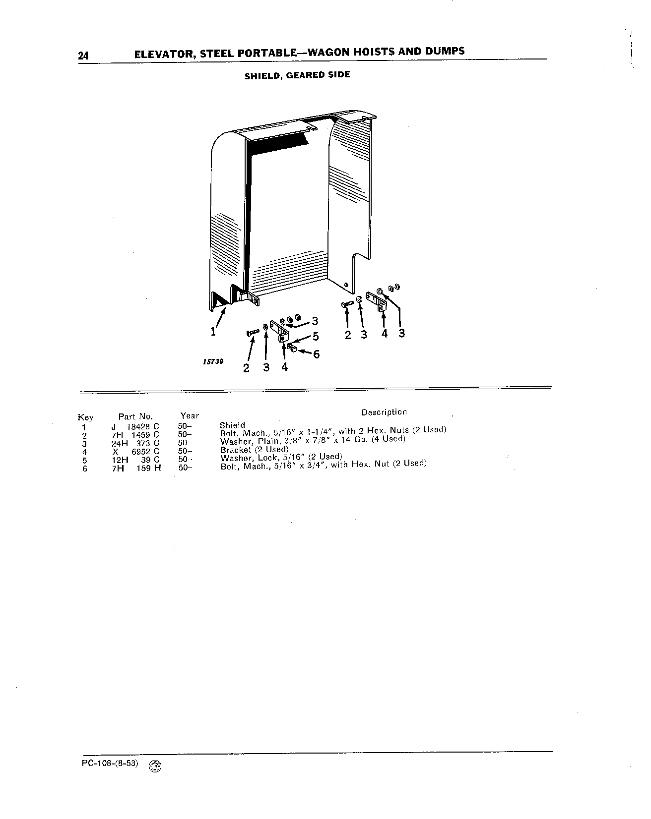 Rocker Type Dump 1950- (Continued)