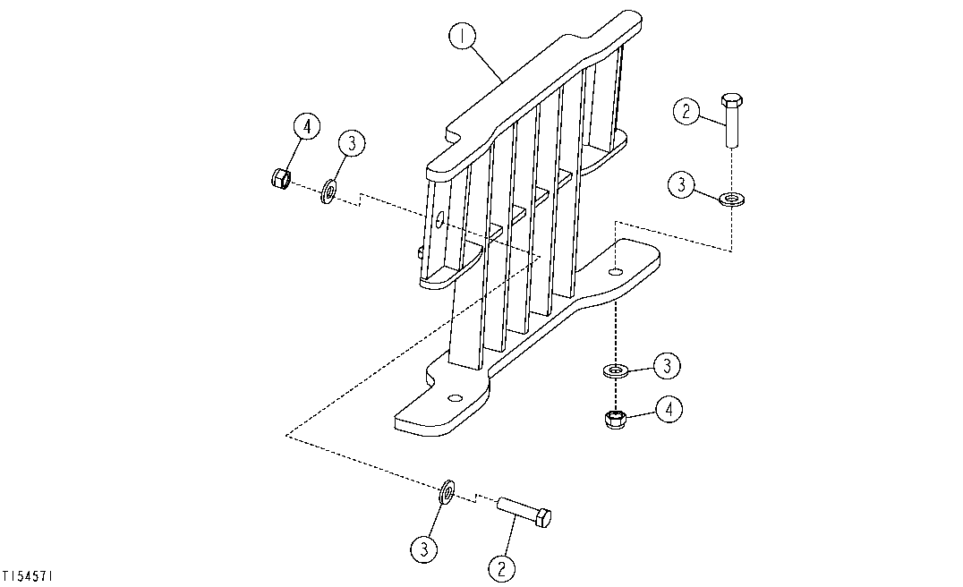UPPER GRATE (DUAL FUNCTION ARCH W/O WINCH OR ROLLER)