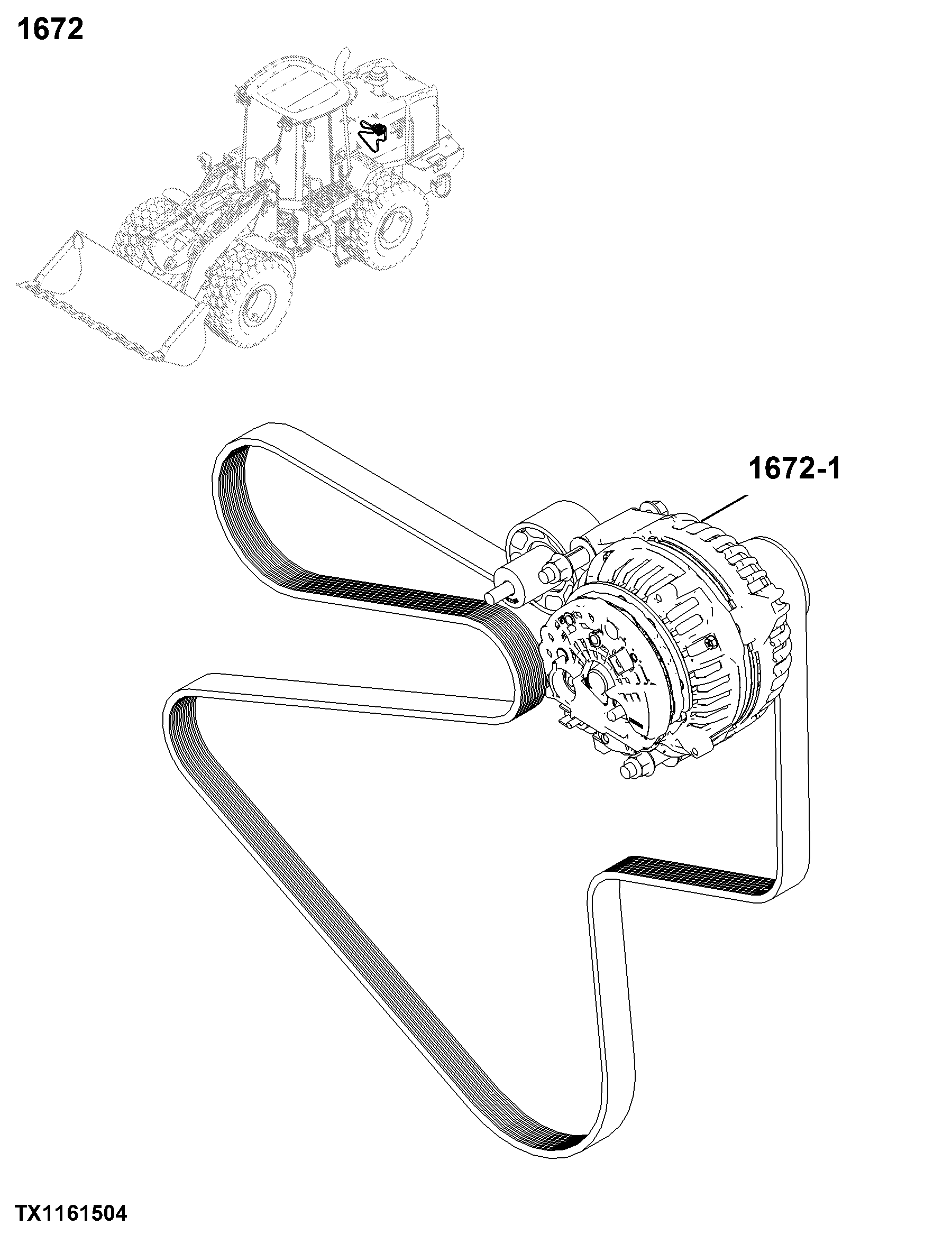 1672 Alternator, Regulator, And Charging System Wiring