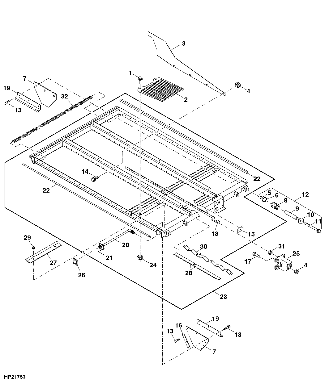 Chaffer Element And TouchSet™ Automatic Combine Adjustment