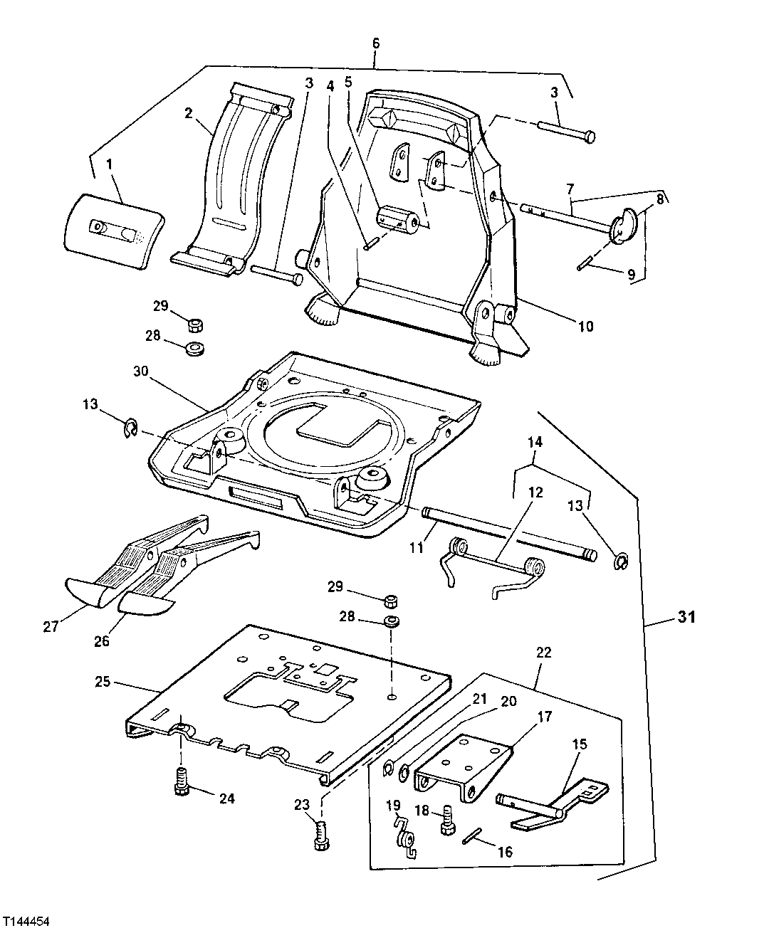 Seat Slide, Seat Swivel And Adjuster Control Levers (825590 - )