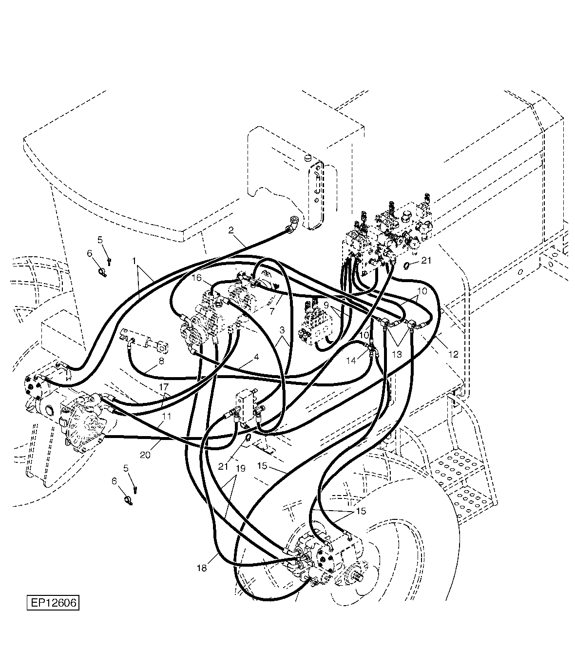 Hydraulic Hoses Continued (310001 - 319999)
