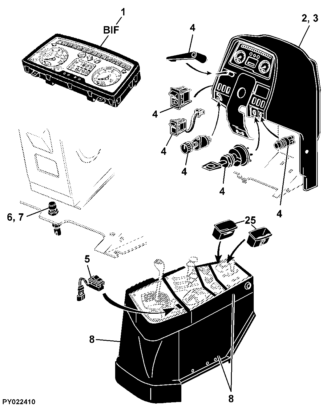 93 OPERATORS STATION, CONTROLS AND ACCESORIES