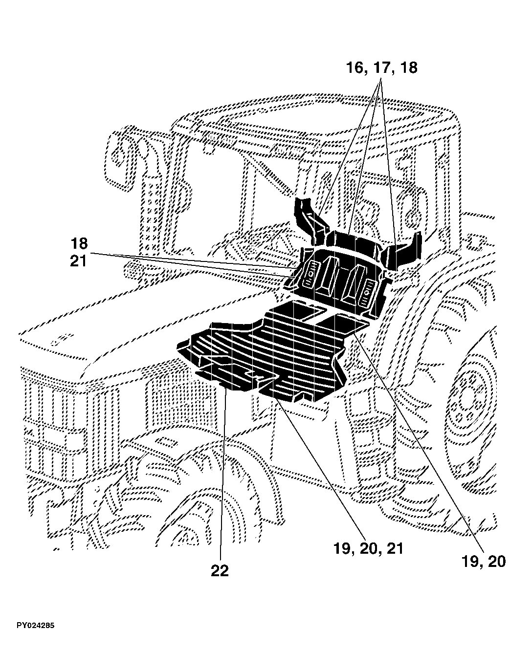 91 OPERATOR'S CAB, BASIC, HEATING, AIR CONDITIONING