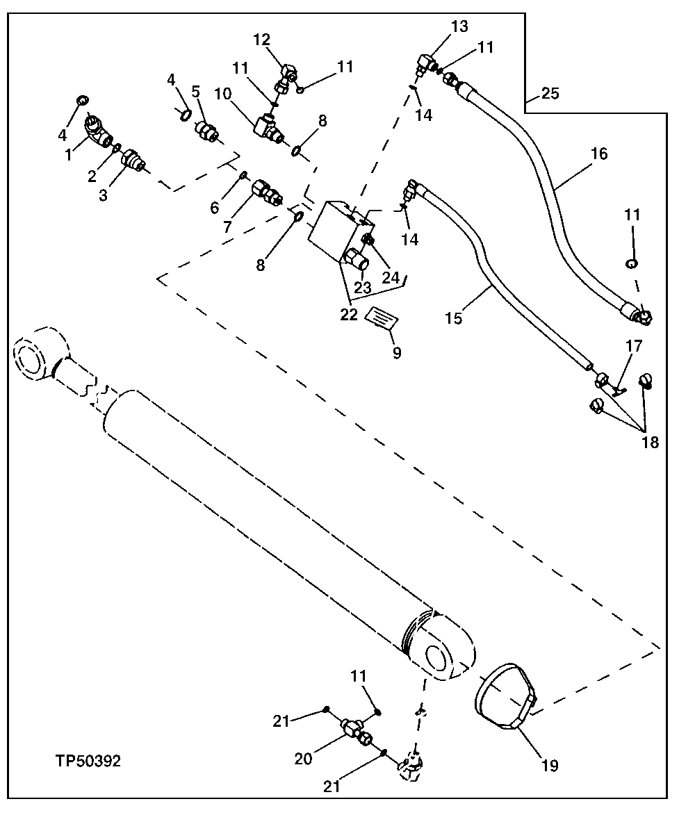 CONTROLLED LOWERING DEVISE, CROWD CYLINDER KIT