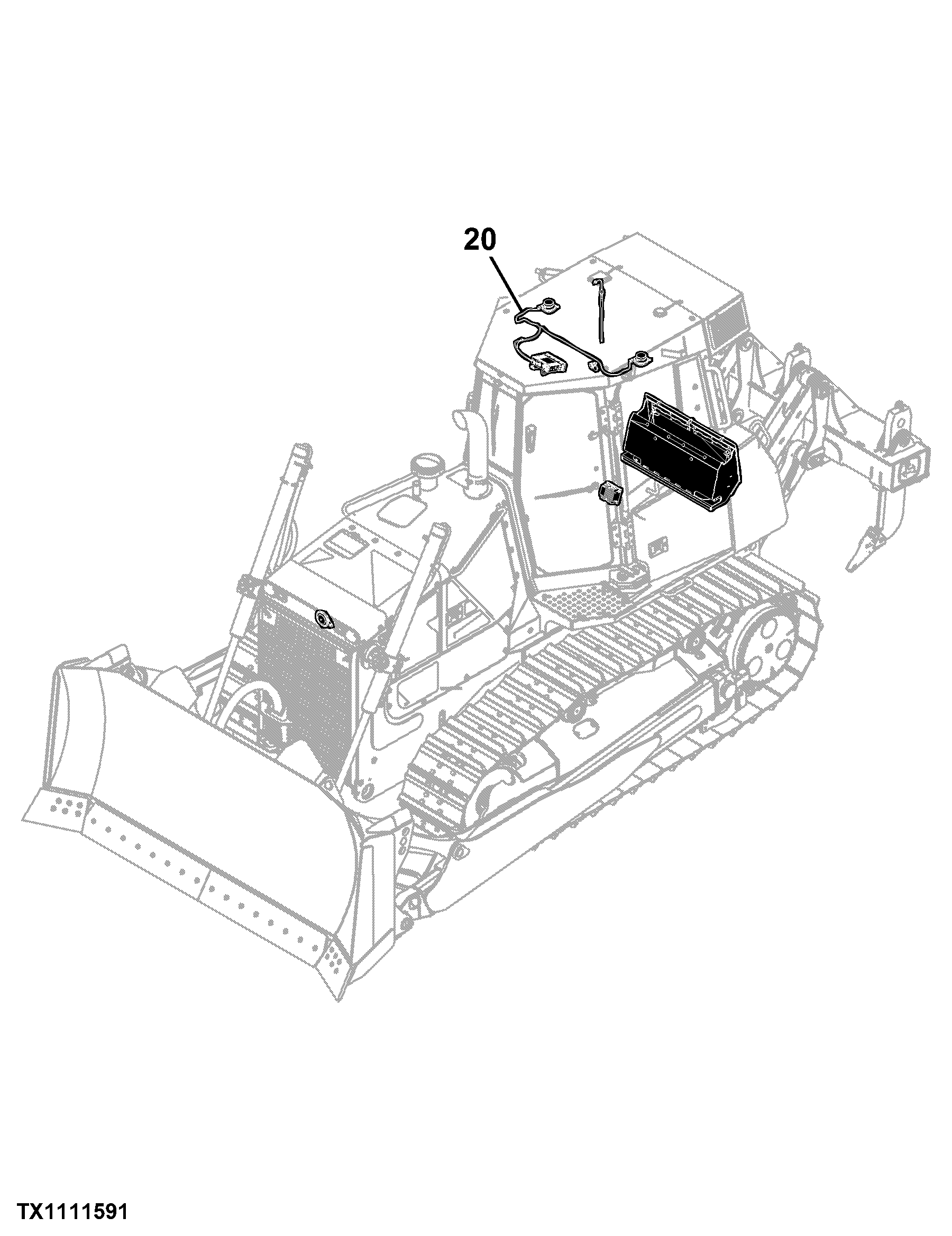 850K Crawler Dozer (PIN: 1T0850KX_ _E178122 - 271265)