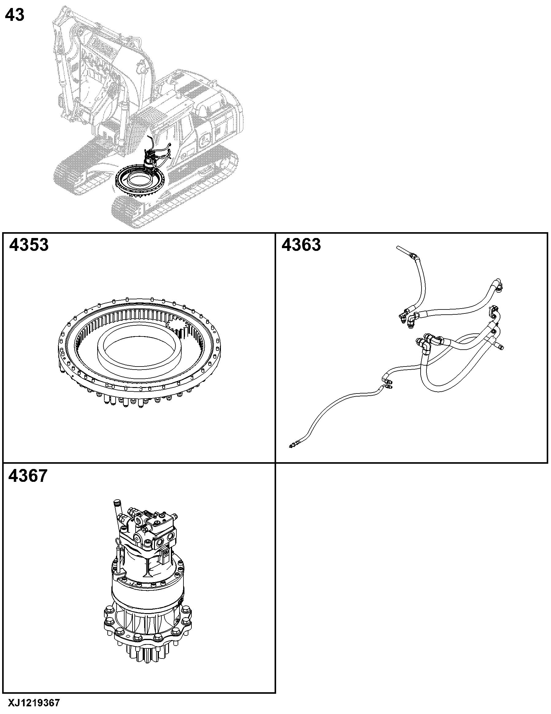 43 Swing, Rotation or Pivoting System E230
