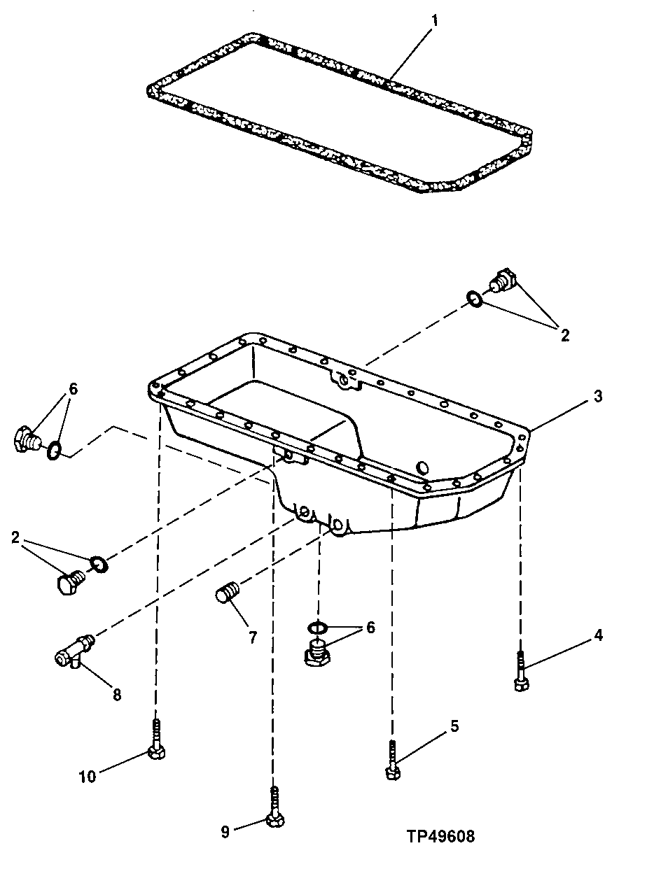 ENGINE OIL PAN (ENGINE SERIAL NO. 757317- ) (757317 - )