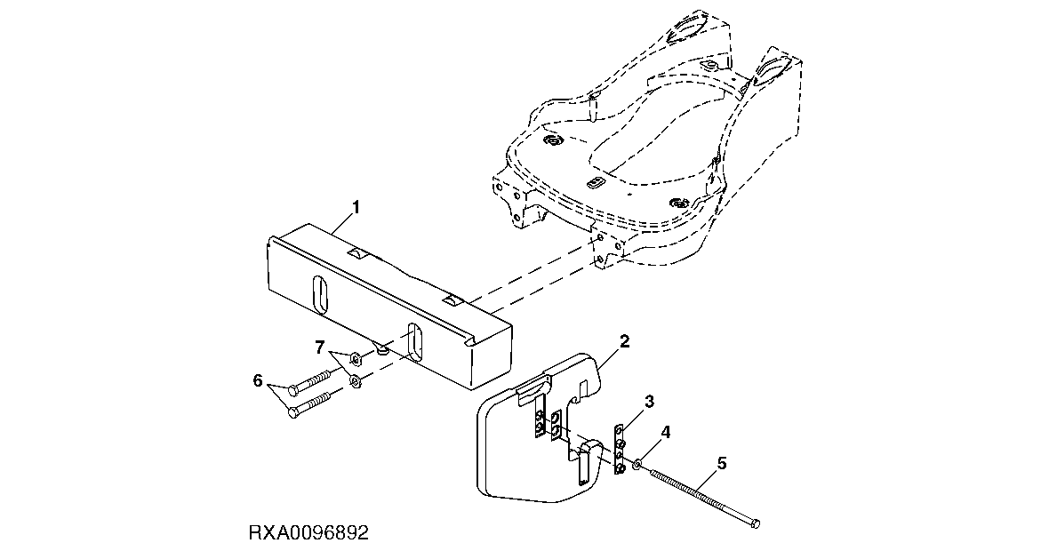 Frame Weights / Front Weight Support (For North America and China)
