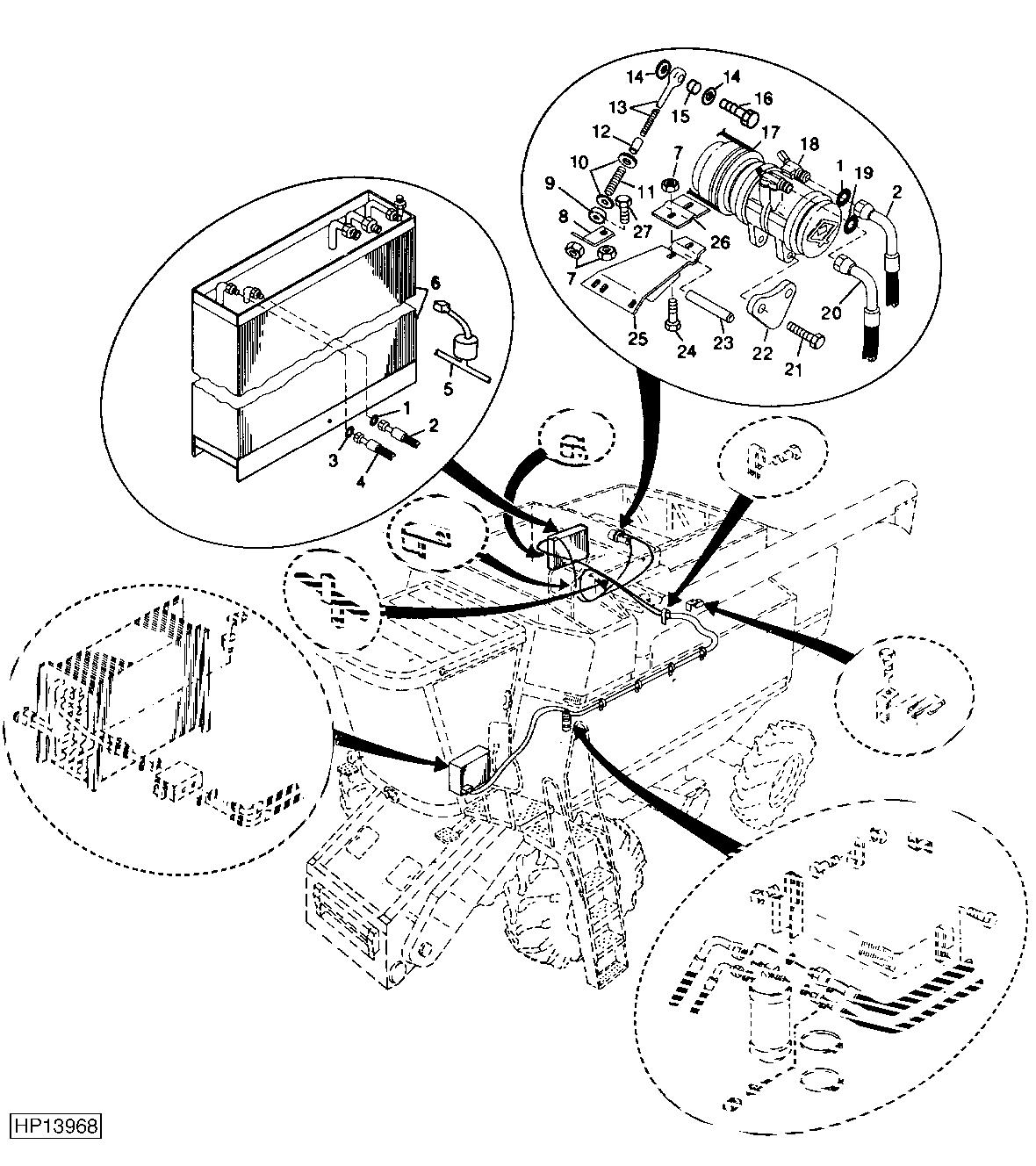 Air Conditioning System (For R-12 Refrigerant) ( - 650100)