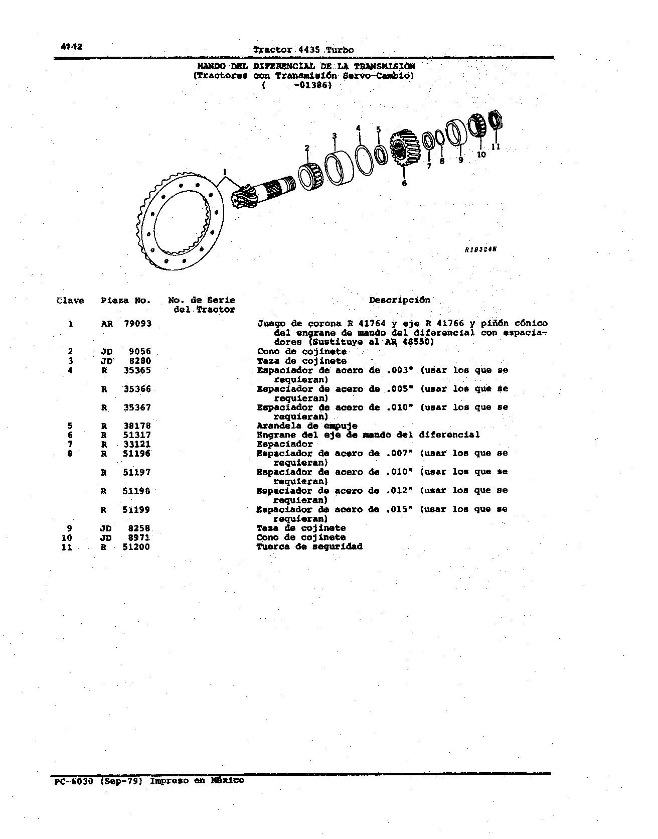 Palanca de Desconexion de la Transmision (TSC)