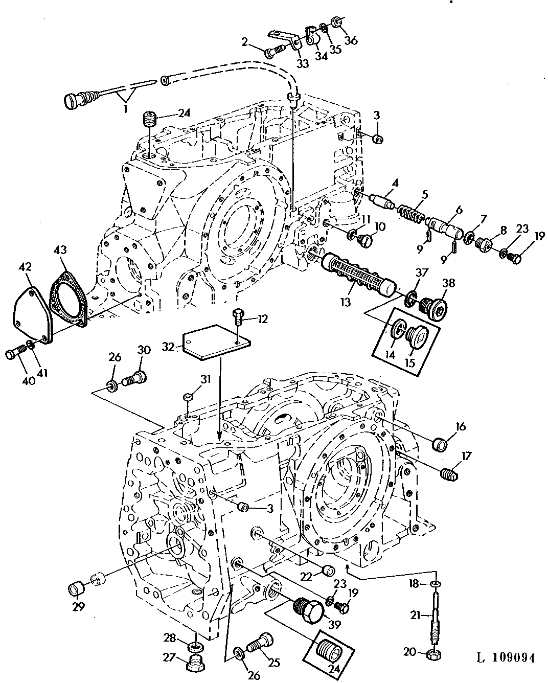 TRANSMISSION CASE (COLLAR-SHIFT TRANSMISSION)